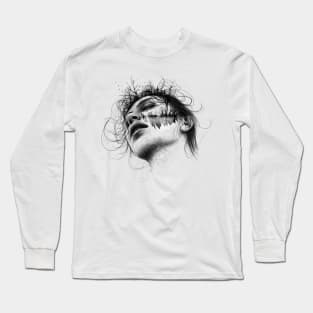 Crying woman Long Sleeve T-Shirt